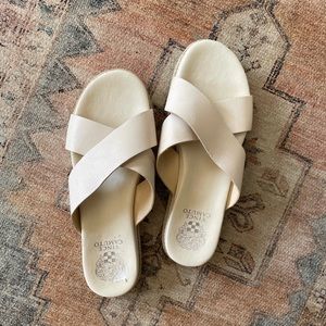 Vince camuto leather sandals